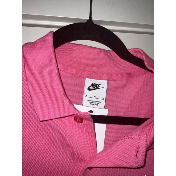 Nike Sportswear Men's Pink/White Logo Polo (909746-694) Sizes Medium - NWT - Picture 5 of 10